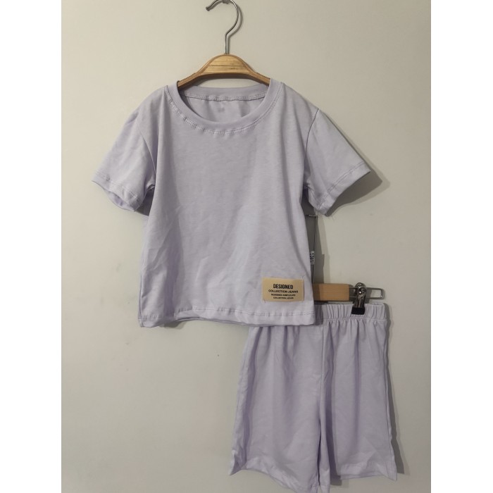 Armalı Basic Kız Erkek Çocuk Yazlık Şortlu Takım