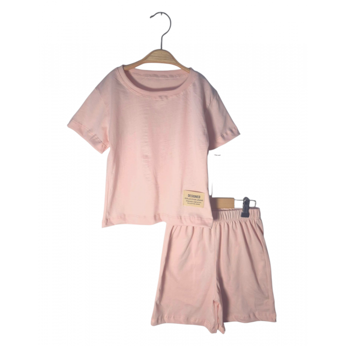 Armalı Basic Kız Erkek Çocuk Yazlık Şortlu Takım